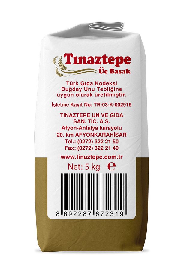 Üçbaşak Sarı Buğday Unu 5 Kg (pastalık Ve Böreklik) - 3