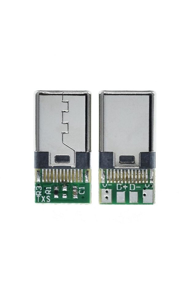 5 Adet Type-c Şarj Soketi 24 Pin (siyah Renk ) - 3