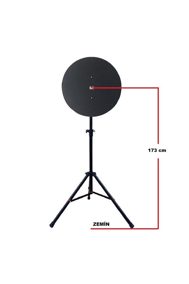 Tripod Ayaklı Dart Arkalık Stant Seti. Siyah Renk. . - 4