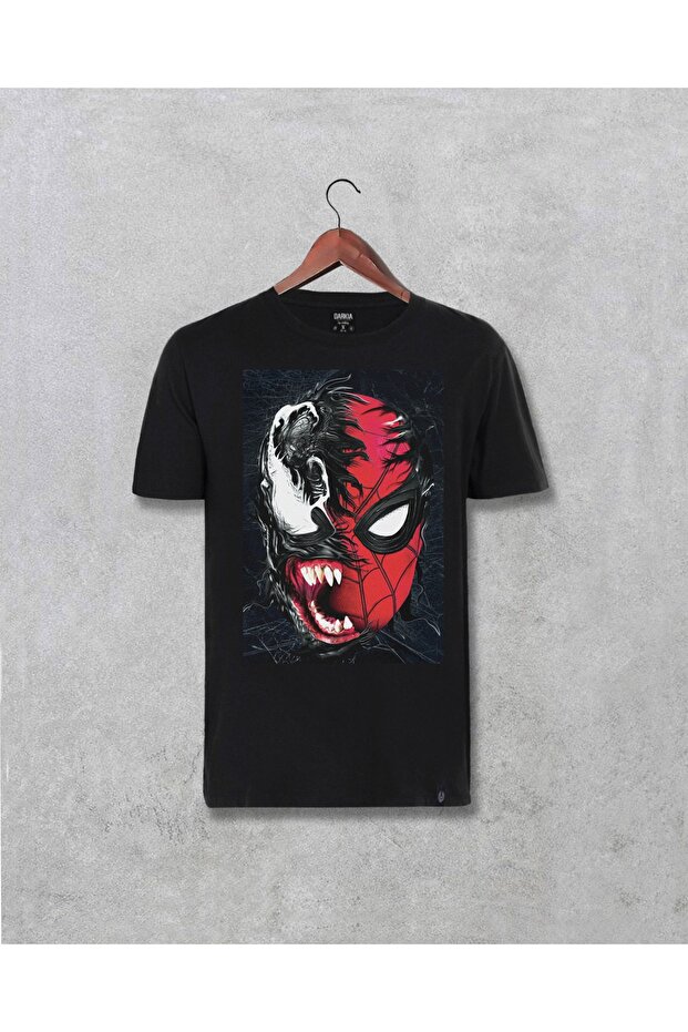 تي شيرت بتصميم مطبوع عليه Marvel Spiderman Venom