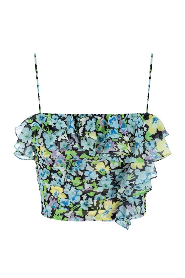 Çiçek Desen Büstiyer - 6