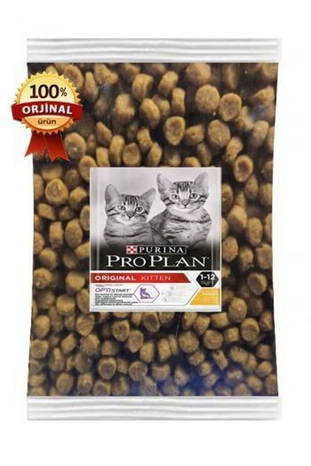 Proplan Kitten Tavuklu Yavru Kedi Maması- 1,5 kg X 2 Adet =3 kg  Kürek - 2