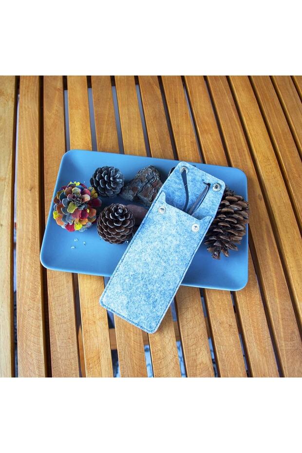 Bellalithe Special Design Glasses Case Double Click Gray - 2
