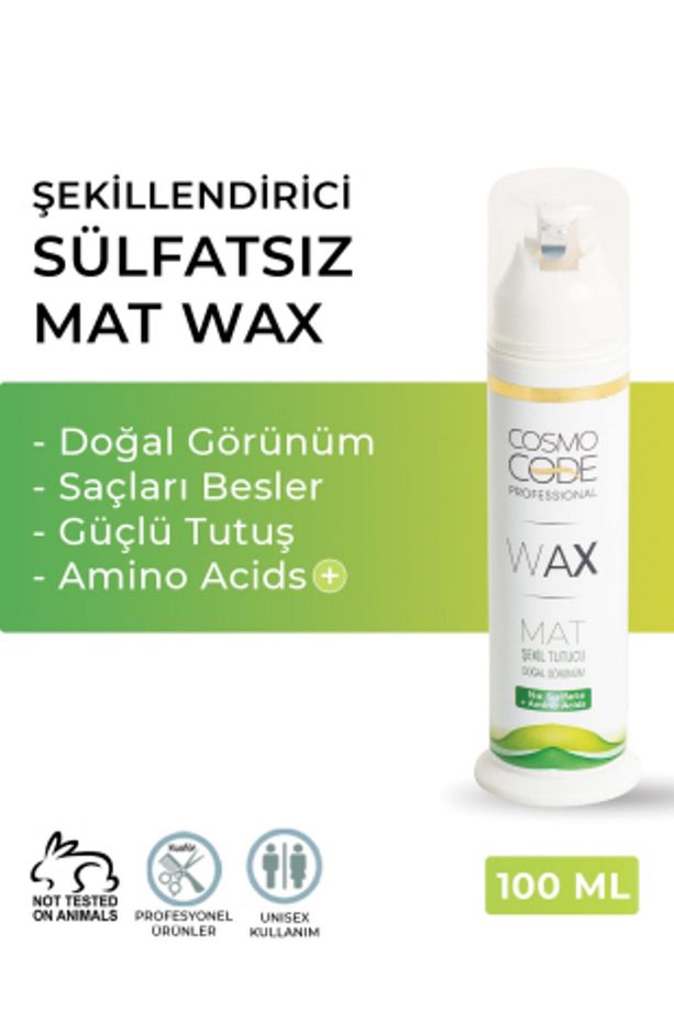 Cosmocode Sülfatsız Doğal Mat Wax - 1