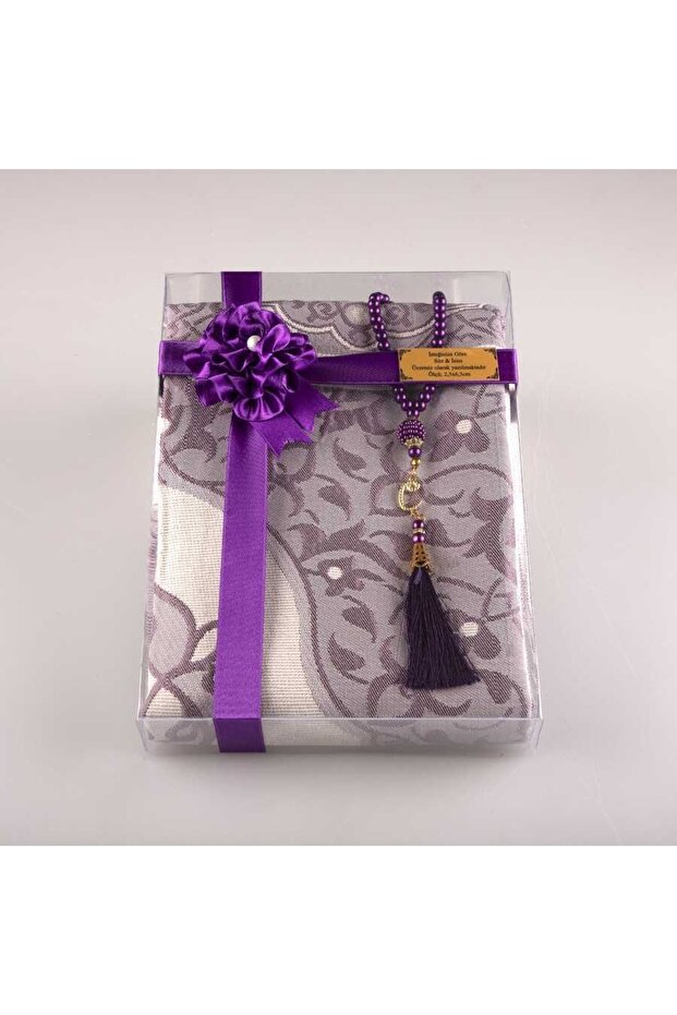 Tesbih Seccade Seti Mor - 1