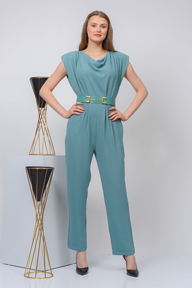 Chain Belted Jumpsuit