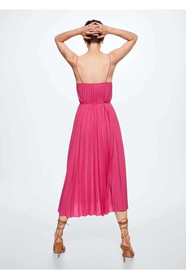 Pilili Kemerli Elbise - 4