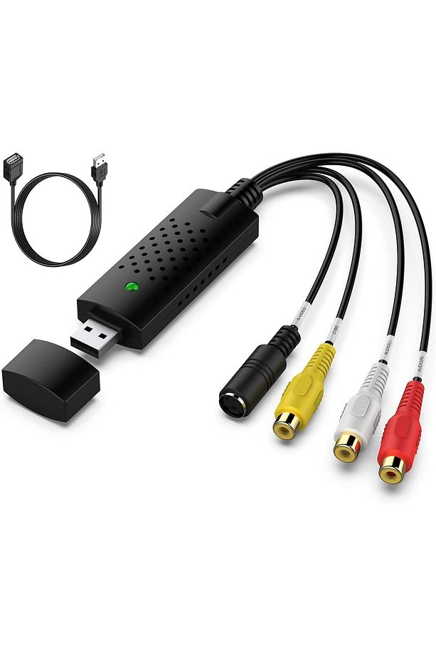 Usb Rca Capture Easycap Kamera Uydu Kayıt Kartı Video Kayıt Analog Kaydedici Görüntü Ses - 1