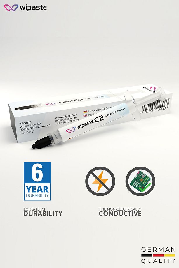 C2 4gr Yüksek Performanslı Alman Termal Macun - 7