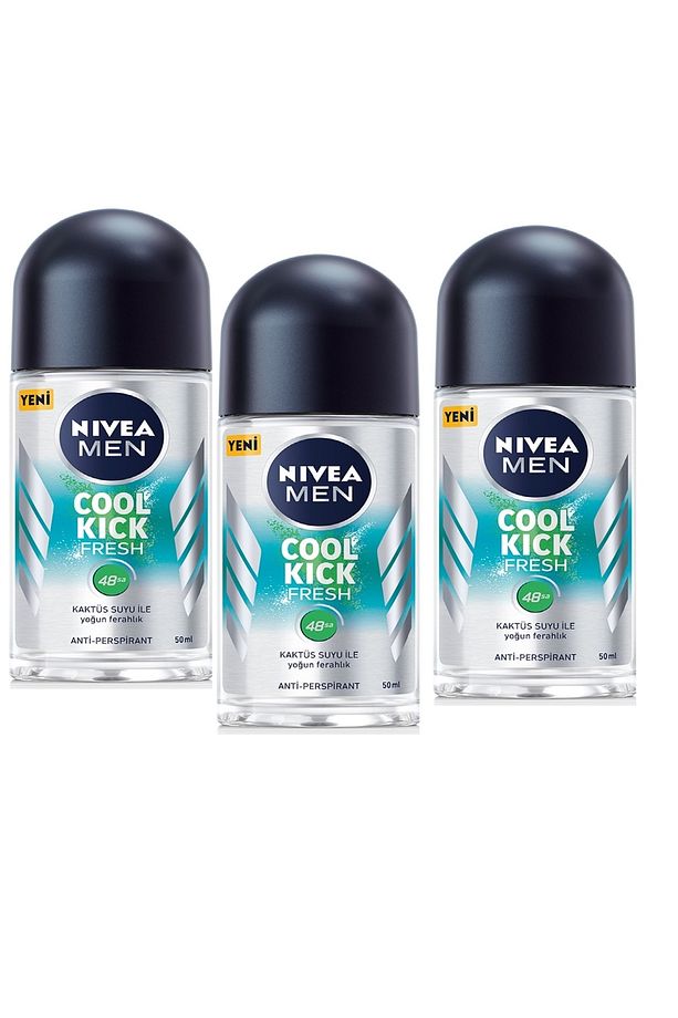 Men Cool Kick Fresh Erkek Roll-on 50 ml 3 Adet - 1