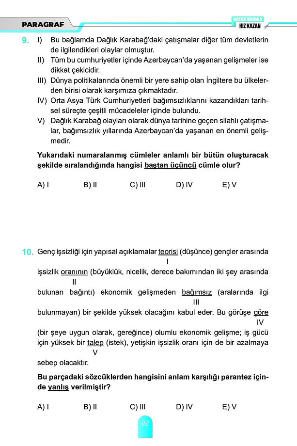 9. Sınıf Yeni Nesil Tüm Dersler Yazılı Notları 2. Dönem 1 Ve 2. Yazılı Hazırlı Kitabı - 5