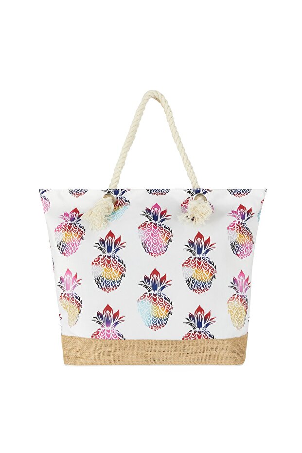 حقيبة الشاطئ الصيفية بالأناناس - 5