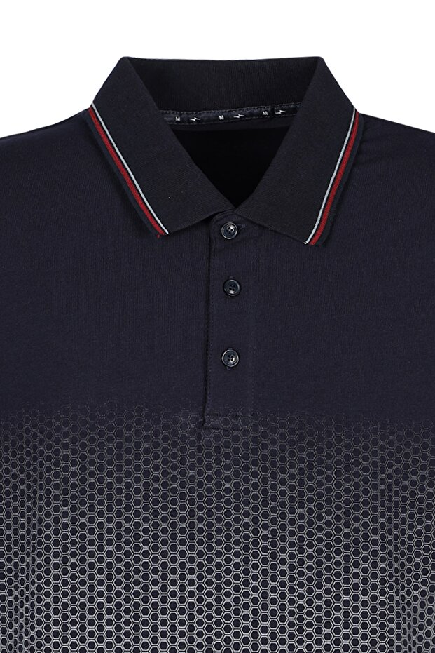 Lyc Süprem Polo Yaka Düğmeli Erkek Tshirt - 4