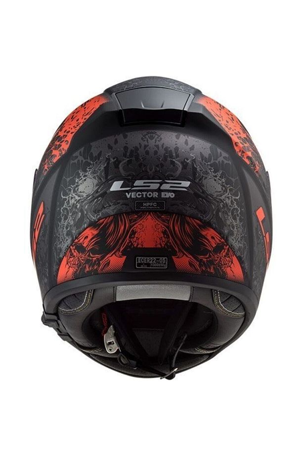 Vector Swıpe Kapalı Kask Mat Siyah-kırmızı Large - 3