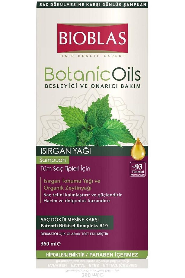 Botanic Oils Şampuan Isırgan Yağı (ince Telli & Zayıf Saçlar) 360 Ml - 1