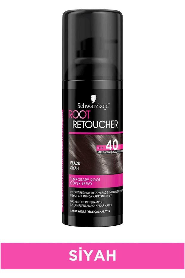 Root Retoucher Sprey Boya Siyah 120 Ml - 1