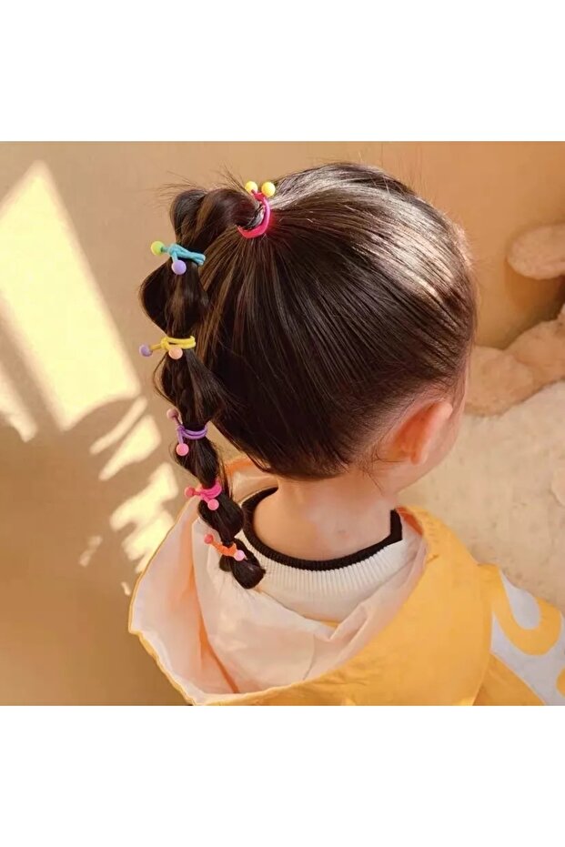 10 Piece Beaded Elastic Buckle