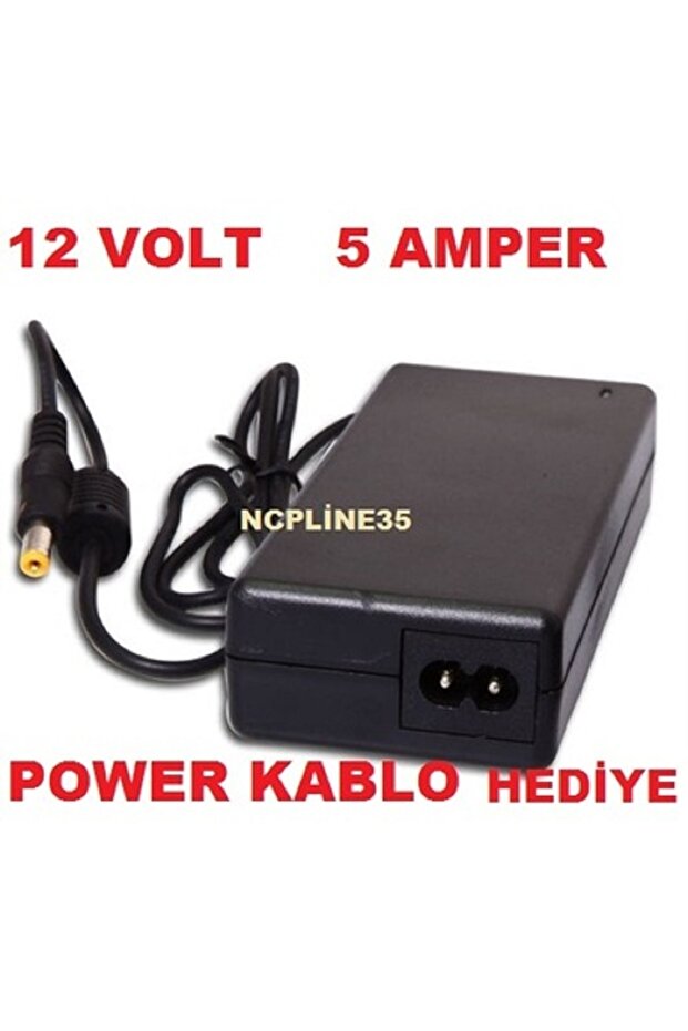 Lcd Led Mönitör Adaptörü 12 Volt 5 Amper 12v 5 Ah - 1