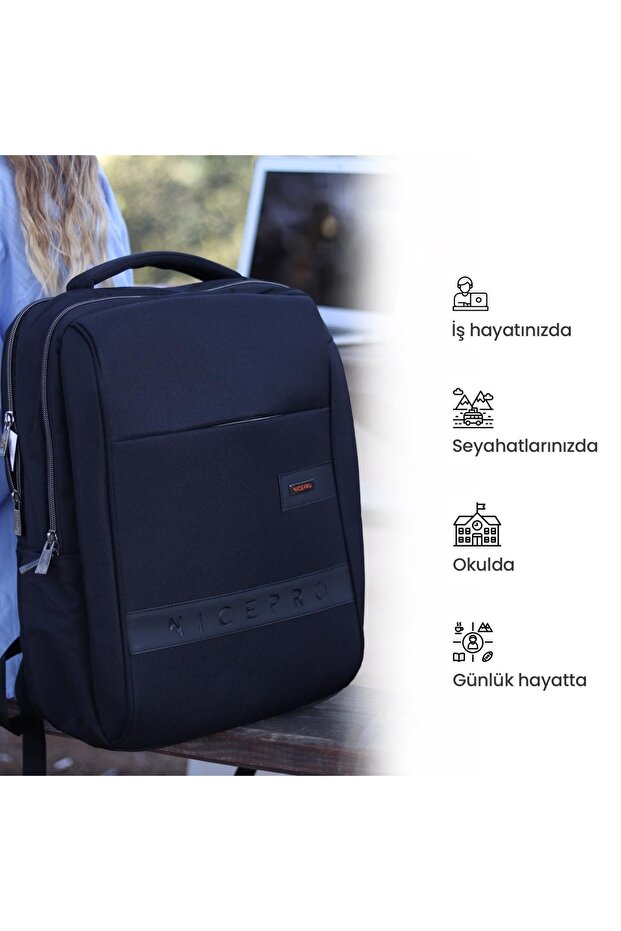 Prestige Smart Notebook Backpack-black - 7