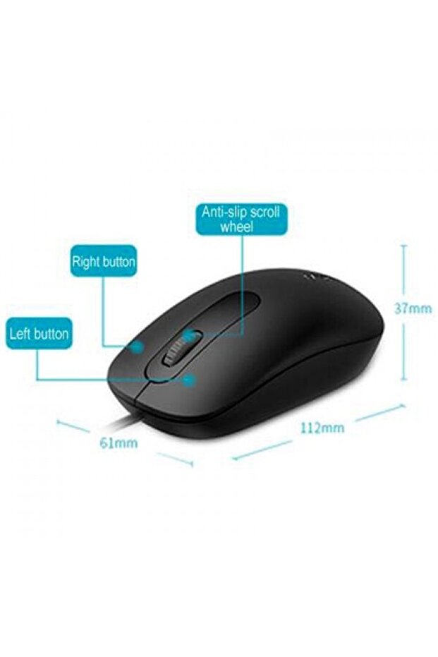 ماوس ضوئي سلكي N200 - 2