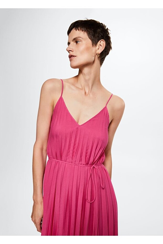 Pilili Kemerli Elbise - 1