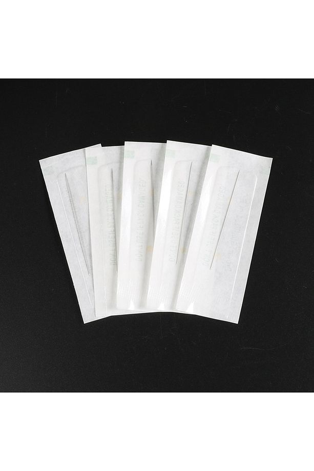 10 Adet Iğne Ve Ucu Kalıcı Makyaj Kalem Makinesi Iğnesi 1 Rl 0.35mm X 50mm - 7
