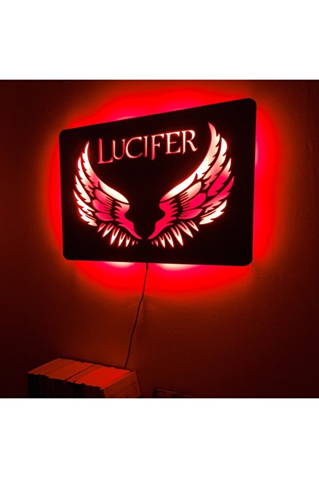 Lucifer Led Işıklı Tablo - 5