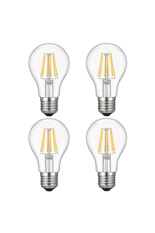 Flamanlı Rustik A60 Model E27 Duy 4 Watt Ampul 4 Adet - 1