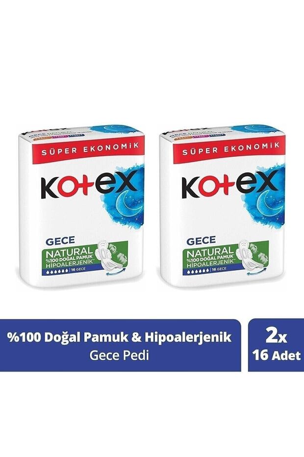 Natural Ultra Süper Ekonomik Paket Gece 16'lı 2 Adet - 1