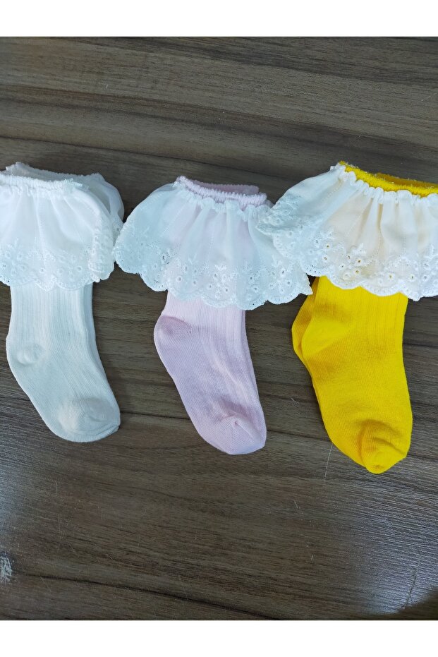 Baby Lacy Socks 3pcs