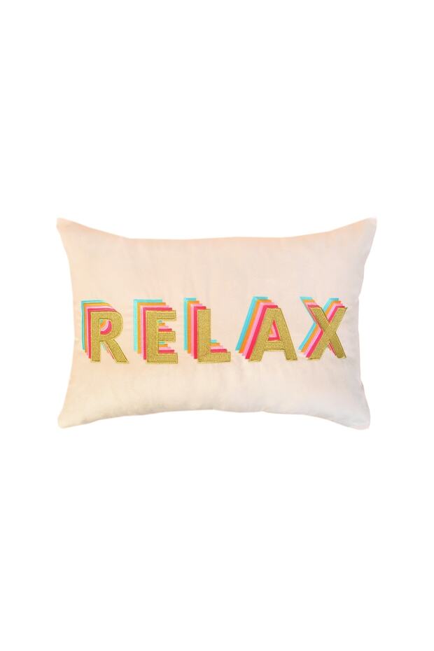 Relax Patterned Rainbow Series Decorative Throw Pillow Cover