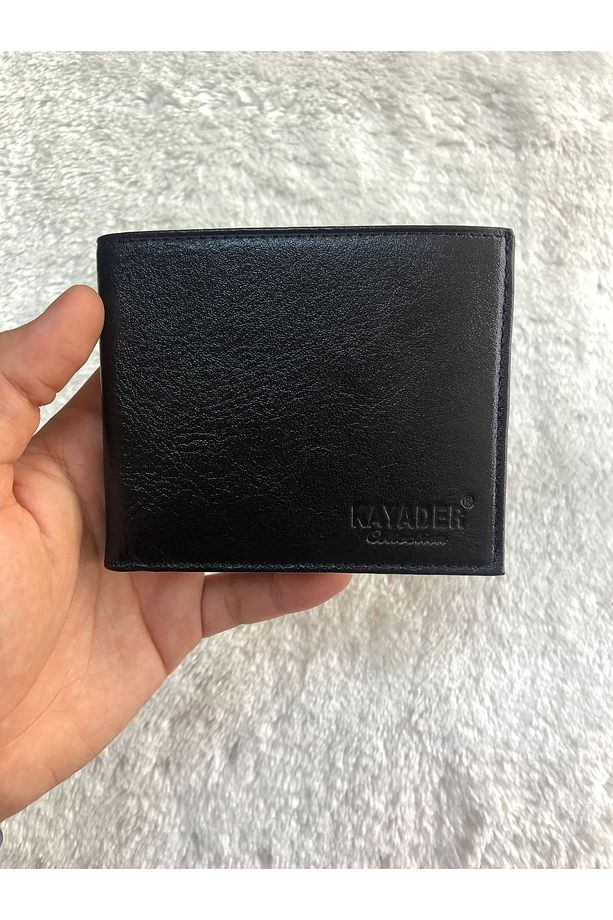 Kayader Collection 1.sınıf Kalite Hakiki Deri Çıtçıtlı Bozuk Para Hazneli Erkek Cüzdan - 1