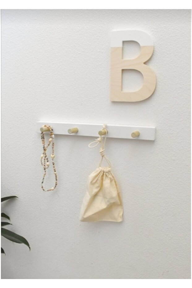 Beyaz Askılık 40*8cm - 1