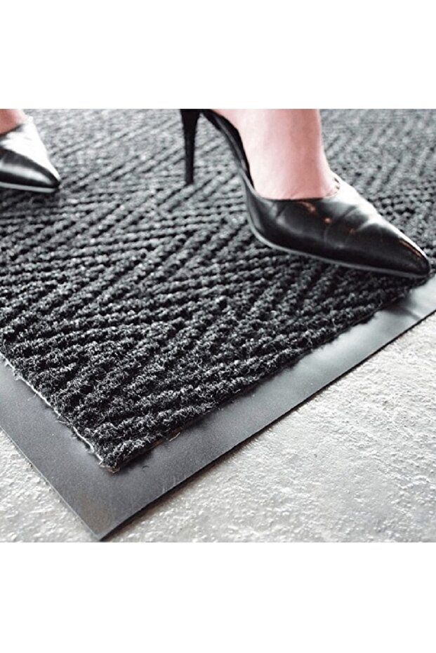 Chevron Extra Thick Dehumidifying Door Mat - 1