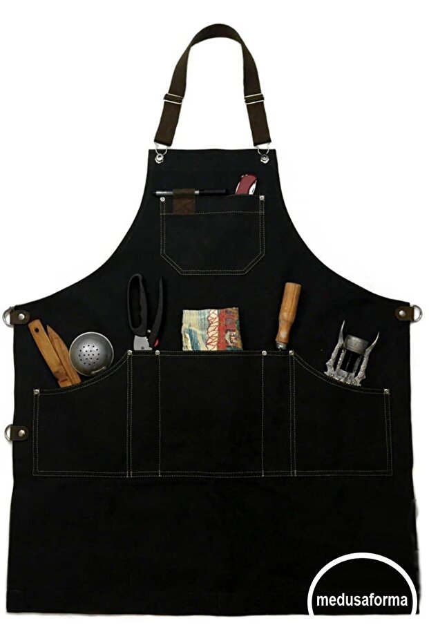 Hanging Apron Cafe Restaurant Kitchen Work Apron Master Chef Waiter Chef Cook Hairdresser Barista Apron