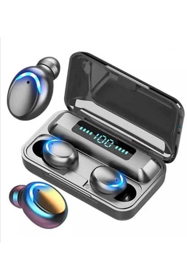 F9-5 Tws Kablosuz Bluetooth 5.0 Mikrofonlu Dokunmatik Kulaklık - 2