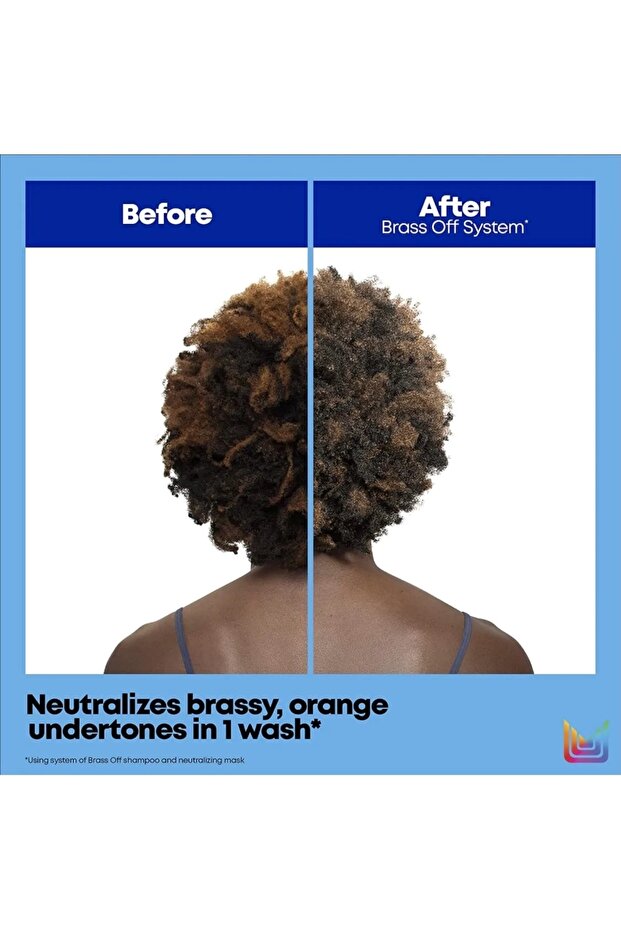 Total Results Brass Off For Brunettes Blue Color Refreshing Shampoo 1000 Ml - 5