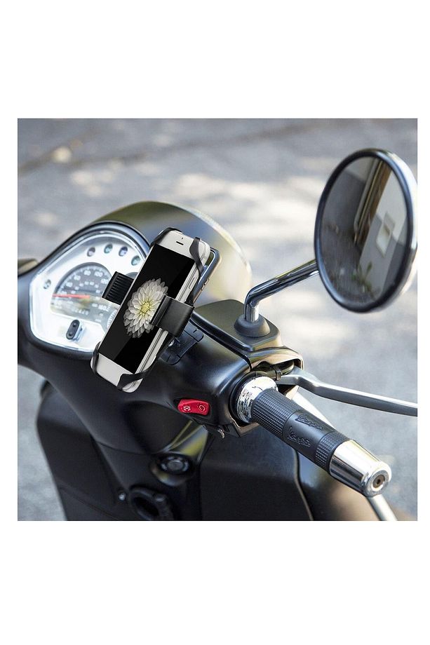 Vespa - Piaggio Uyumlu Gövde Bağlantılı Telefon Tutucu 3M Yapışkanlı - 2