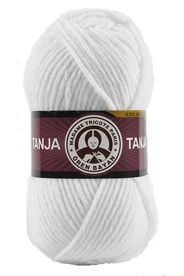Tanja Knitted - White Lanyard, Knitted Women's Hand 000
