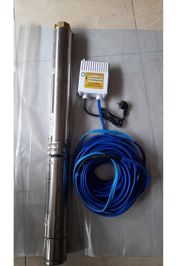 4sdm4/18 2hp - 25mt Kablolu Ve Panolu Monofaze Dalgıç Pompa Takımı - 2