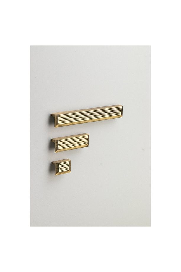 Line/çizgili Kulp Tek Adet - 224 Mm Antik Rengi - Ssy9060 0224 Abm - 2