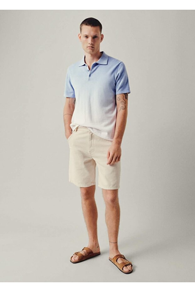 Regular Fit Denim Şort - 6