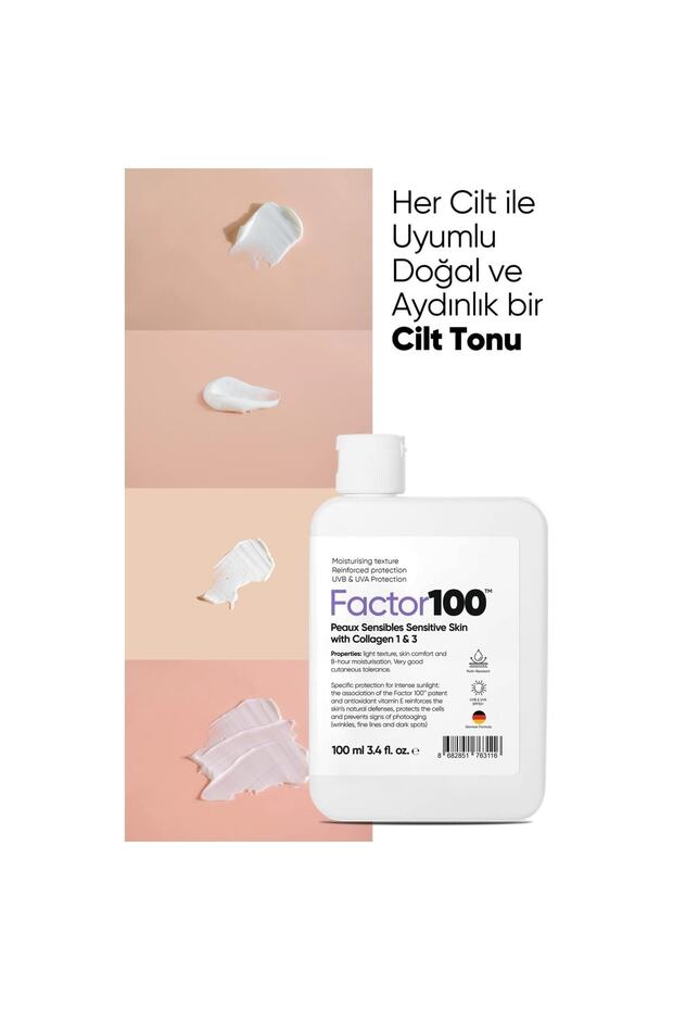 Güneş Kremi Spf50+ 100 ml ve Factor Kids Güneş Kremi Spf50+ 100 Ml - 3