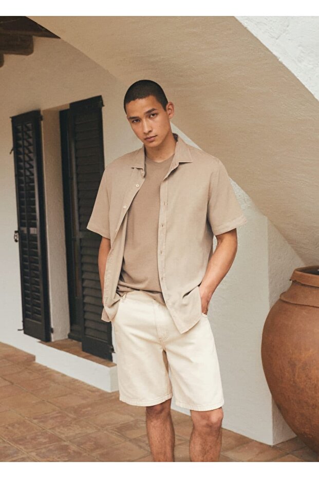 Regular Fit Denim Şort - 8