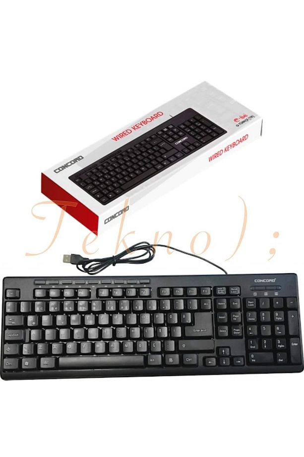 Adipa Tk Usb Türkçe Q Multimedia Klavye Concord C-54 - 5