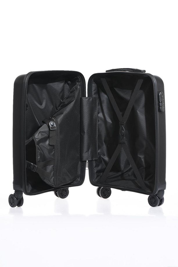 Fsvlzypp1138-set Siyah Unisex 3 Lü Set Bavul - 5