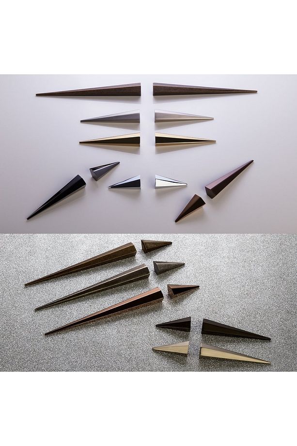 4170 Modern Kulp Gold Renk Yarım Tek Adet 32 Mm - 2