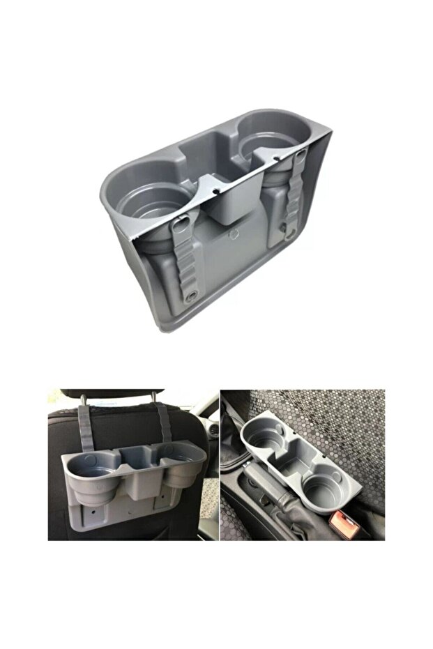 Car Seat Cup Holder Organizer Between Seat Cup Holder Car Cup Holder Gray