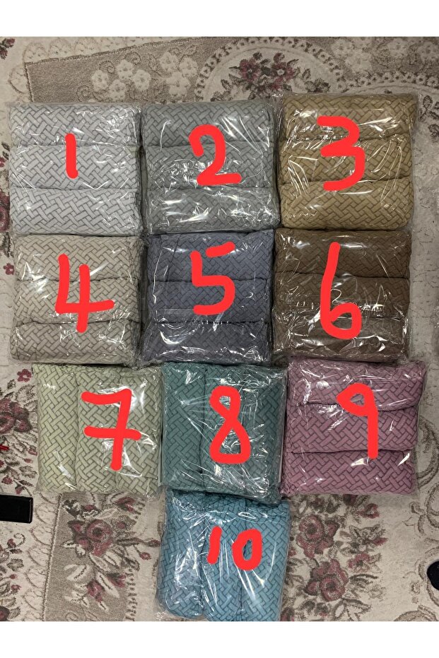 Yüksek Kaliteli Sandalye Örtüsü Seti Sandalye Kılıfı . (6ADET) - 5