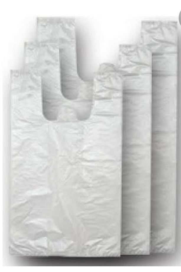 Beyaz Hışır Atlet Poşet Alışveriş Torbası Pazar Poşeti Cici Boy 1kg - 1
